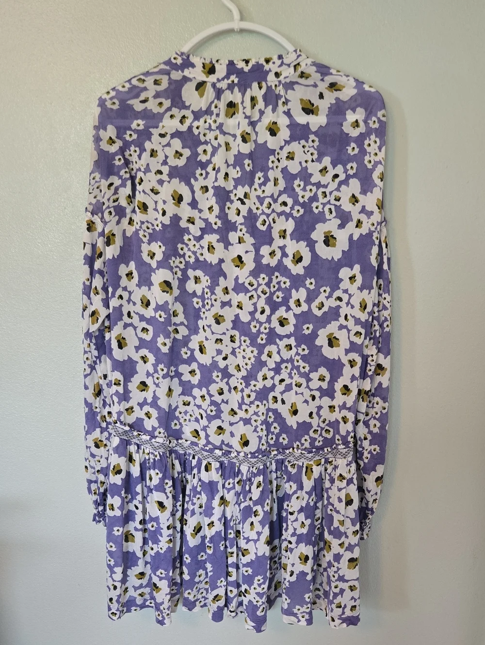 Free People | Love Letter Lavender Tunic Top Mini Dress Size Small